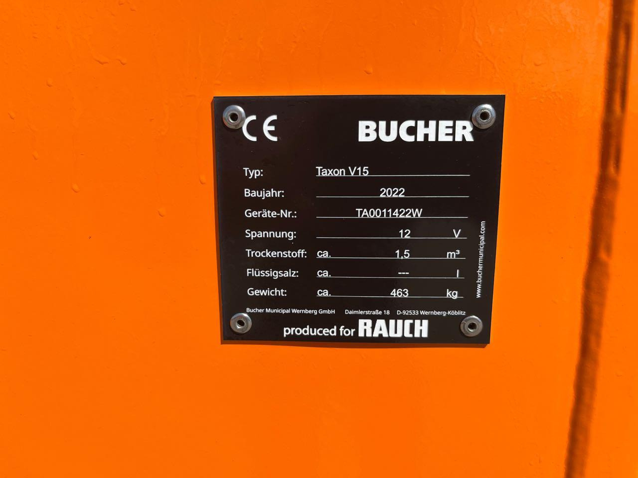Rauch Taxon 25.1 plus - Gübre serpme makinesi: fotoğraf 5 Rauch Taxon 25.1 plus - Gübre serpme makinesi: fotoğraf 5