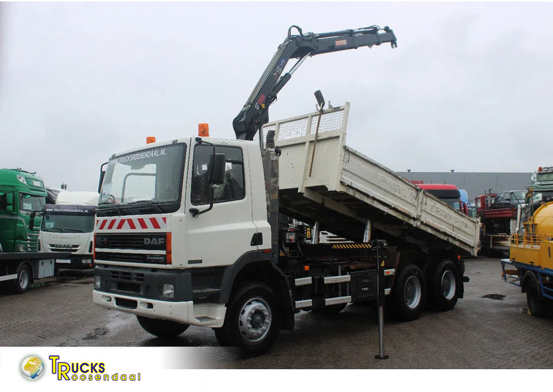 DAF Kipper 6x4 + SPRING + EURO 1 + no CRANE + Manuel + BE apk 09-2024 - Damperli kamyon: fotoğraf 1 DAF Kipper 6x4 + SPRING + EURO 1 + no CRANE + Manuel + BE apk 09-2024 - Damperli kamyon: fotoğraf 1