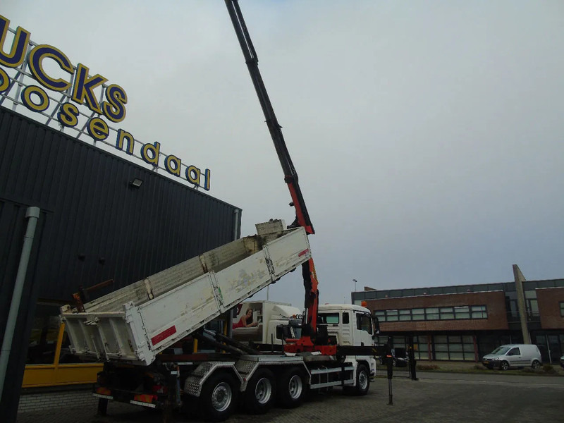 MAN TGS 32.400 + PALFINGER PK23.001EH + HOOKSYSTEM + 8X4 TRIDEM + ROTATOR + EURO 5 - Kancalı yükleyici kamyon, Vinçli kamyon: fotoğraf 4 MAN TGS 32.400 + PALFINGER PK23.001EH + HOOKSYSTEM + 8X4 TRIDEM + ROTATOR + EURO 5 - Kancalı yükleyici kamyon, Vinçli kamyon: fotoğraf 4