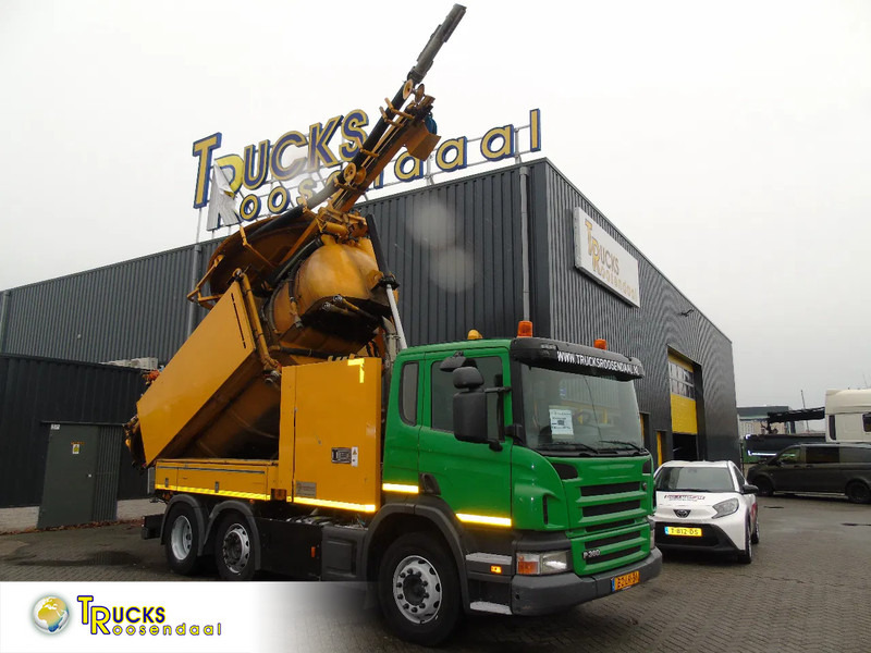 Scania P 360 + COMBI VACUUM WIEDEMANN + 6X4 - Vidanjör: fotoğraf 1 Scania P 360 + COMBI VACUUM WIEDEMANN + 6X4 - Vidanjör: fotoğraf 1