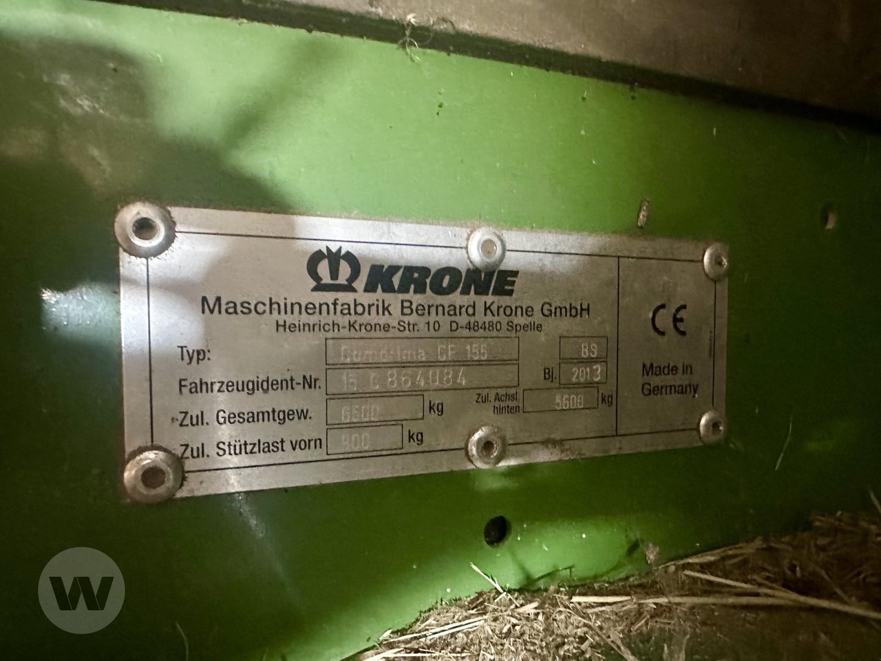 Krone Comprima CF 155 XC - Silindirik balya makinesi: fotoğraf 2 Krone Comprima CF 155 XC - Silindirik balya makinesi: fotoğraf 2