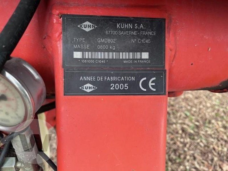 Kuhn GMD 802 Lift Control - Çayır biçme makinesi: fotoğraf 4 Kuhn GMD 802 Lift Control - Çayır biçme makinesi: fotoğraf 4