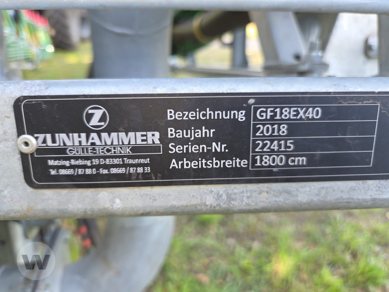 Zunhammer Glidefix-Verteiler - Sıvı gübre enjektör: fotoğraf 3 Zunhammer Glidefix-Verteiler - Sıvı gübre enjektör: fotoğraf 3