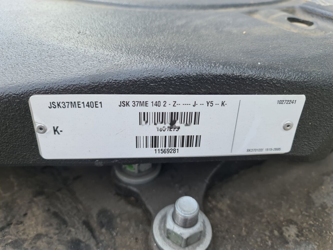 DAF MAN SCANIA VOLVO RENAULT IVECO FIFTH WHEEL / Jost JSK37ME140E1 JSK 37ME 140 MP 0815- 74 / WORLDWIDE DELIVERY - Beşinci teker - Kamyon: fotoğraf 5 DAF MAN SCANIA VOLVO RENAULT IVECO FIFTH WHEEL / Jost JSK37ME140E1 JSK 37ME 140 MP 0815- 74 / WORLDWIDE DELIVERY - Beşinci teker - Kamyon: fotoğraf 5