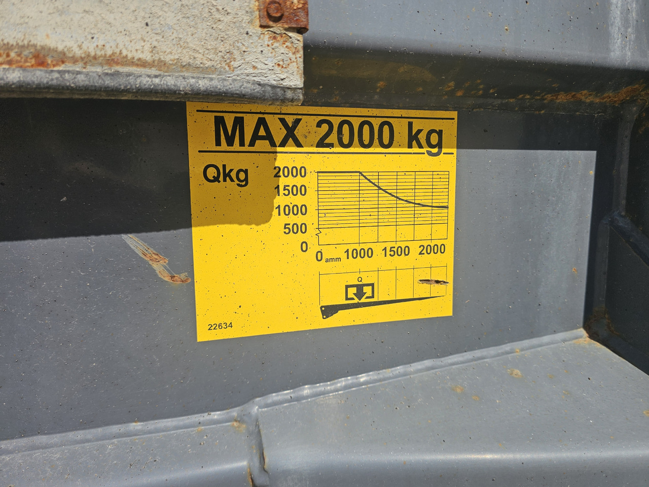 ZEPRO Z 2000-175 MA / 2019 / 2000kg - Hidrolik kapak: fotoğraf 3 ZEPRO Z 2000-175 MA / 2019 / 2000kg - Hidrolik kapak: fotoğraf 3