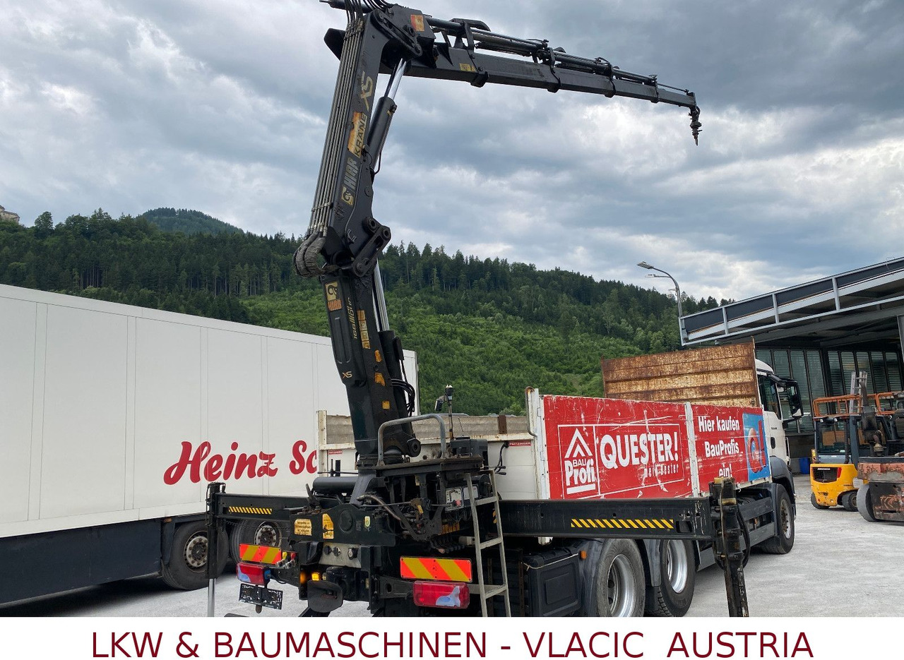 MAN TGS 26.400 6x4 mit Kran HIAB 166 - Sal/ Açık kasa kamyon, Vinçli kamyon: fotoğraf 5 MAN TGS 26.400 6x4 mit Kran HIAB 166 - Sal/ Açık kasa kamyon, Vinçli kamyon: fotoğraf 5