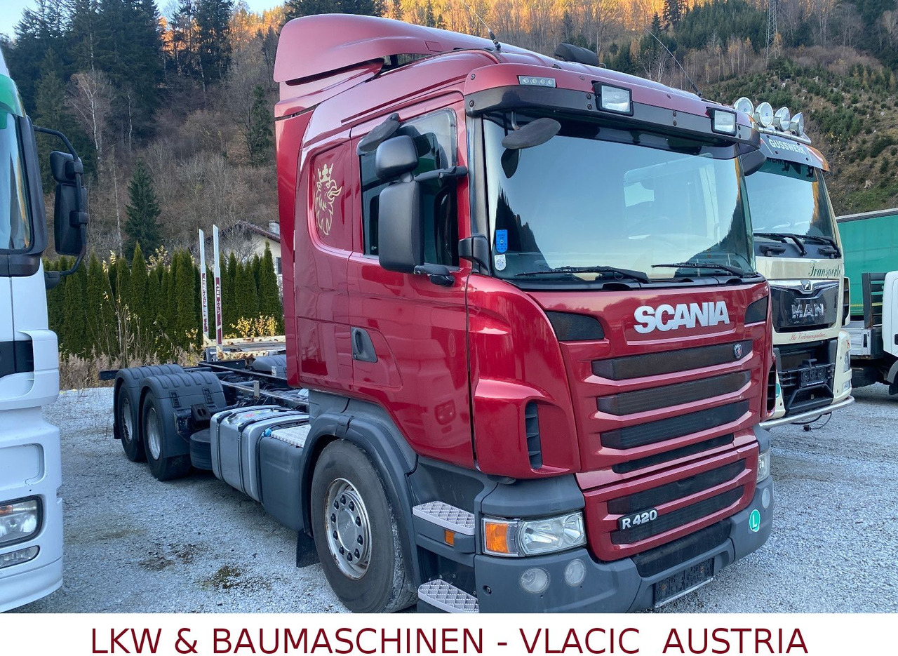 Scania R420 Fahrgestell - Şasi kamyon: fotoğraf 1 Scania R420 Fahrgestell - Şasi kamyon: fotoğraf 1