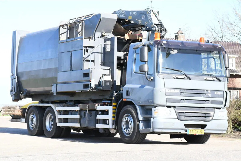 DAF CF75/310 FAN !!KRAAN/HAAK!!PERSCONTAINER!!HIGH PRESURRE CLEANING!!HOGEDRUK REINIGING!!HOCH DRUCK WASHEN SYSTEM!!REINIGING!GEJO B - Kancalı yükleyici kamyon, Vinçli kamyon: fotoğraf 2 DAF CF75/310 FAN !!KRAAN/HAAK!!PERSCONTAINER!!HIGH PRESURRE CLEANING!!HOGEDRUK REINIGING!!HOCH DRUCK WASHEN SYSTEM!!REINIGING!GEJO B - Kancalı yükleyici kamyon, Vinçli kamyon: fotoğraf 2