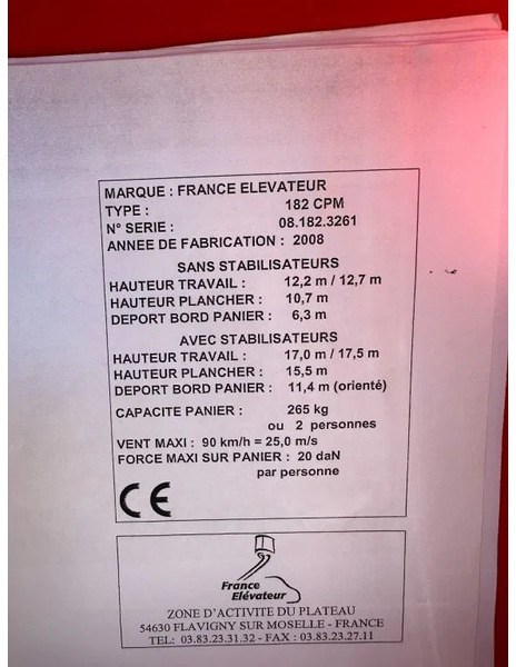 Kamyon Volvo FL 240 ARBEITSBUHNE/SKYWORKER/17.5m: fotoğraf 11