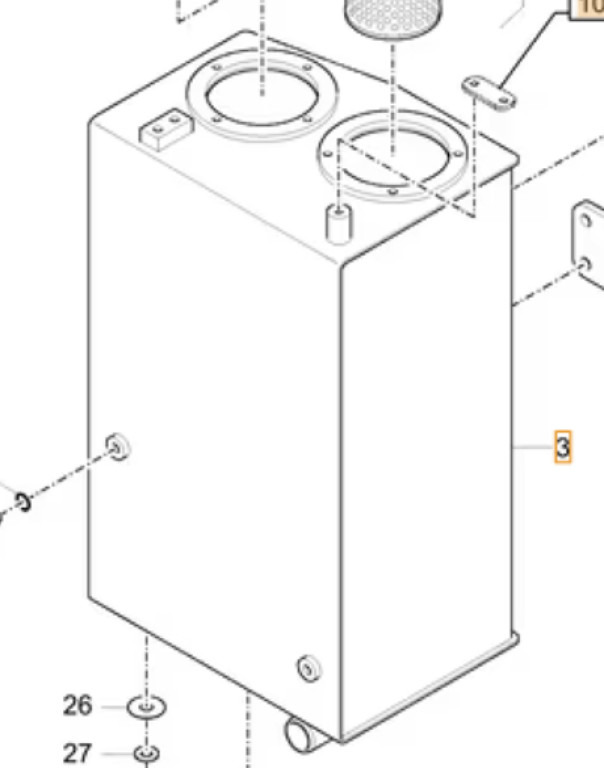 Case 31ML-01017CG - 31ML-01018CG - Hidrolik depo - İş makinaları: fotoğraf 1 Case 31ML-01017CG - 31ML-01018CG - Hidrolik depo - İş makinaları: fotoğraf 1