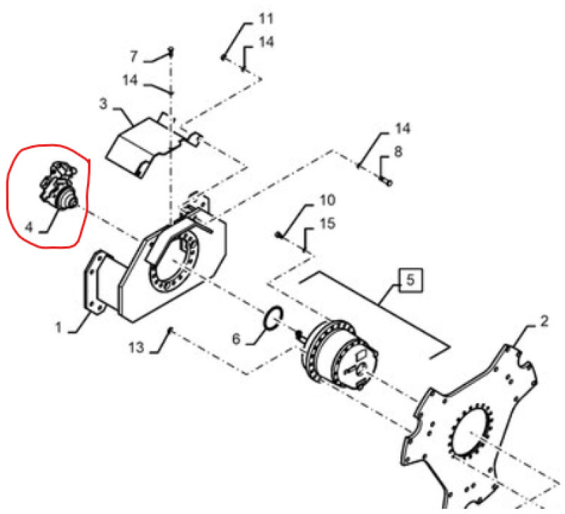 Case 48180109 - Hidrolik motor - Tarım araçları: fotoğraf 1 Case 48180109 - Hidrolik motor - Tarım araçları: fotoğraf 1