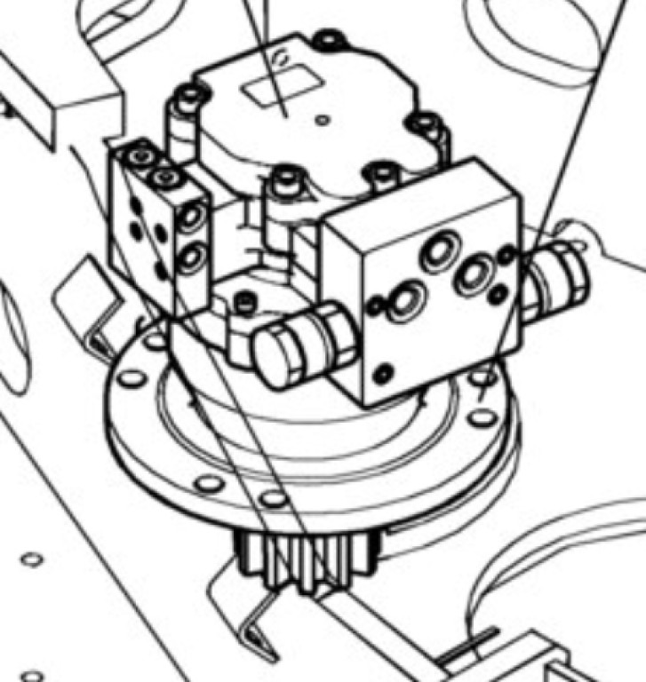 Case PY15V00012F2 - PY15V00012F1 - Dönüş motoru - İş makinaları: fotoğraf 1 Case PY15V00012F2 - PY15V00012F1 - Dönüş motoru - İş makinaları: fotoğraf 1