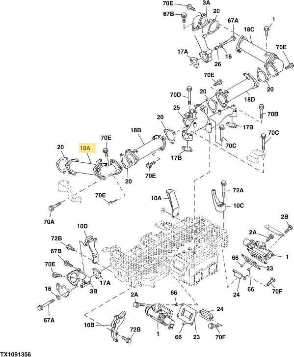 Hitachi 8976067173 - 87646088 - EGR soğutucusu - Tarım araçları: fotoğraf 1 Hitachi 8976067173 - 87646088 - EGR soğutucusu - Tarım araçları: fotoğraf 1