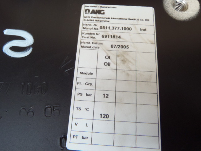 New Holland 5113771000 - 6911814 - Yağ soğutucusu - İş makinaları: fotoğraf 3 New Holland 5113771000 - 6911814 - Yağ soğutucusu - İş makinaları: fotoğraf 3