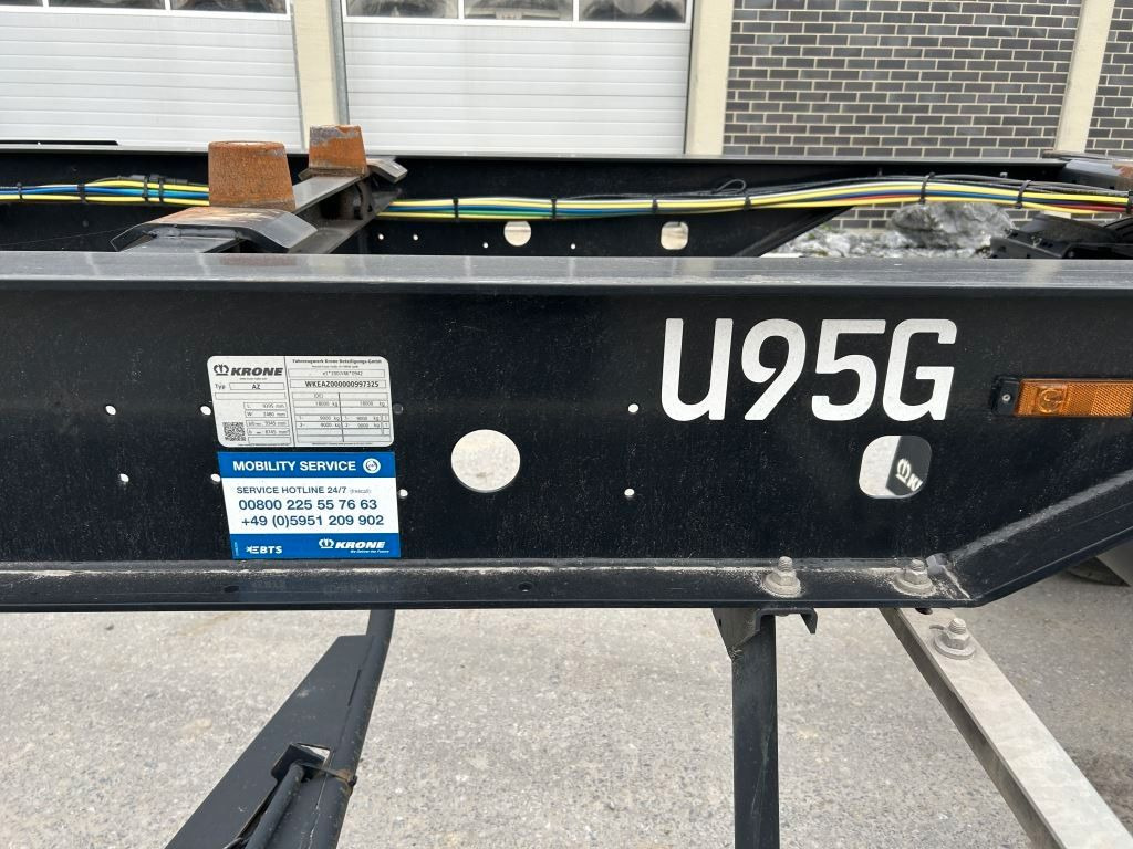 Krone 2 Achswechselfahrgestell, Typ: AZW 18 eL3B9 - Konteynır taşıyıcı/ Yedek karoser römork: fotoğraf 3 Krone 2 Achswechselfahrgestell, Typ: AZW 18 eL3B9 - Konteynır taşıyıcı/ Yedek karoser römork: fotoğraf 3