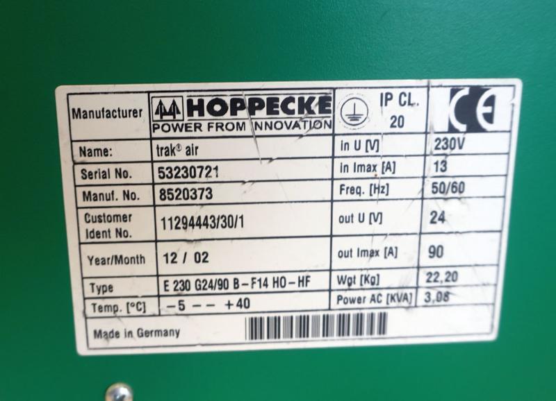 HOPPECKE Trac basic 24V 90A - Akümülatör: fotoğraf 5 HOPPECKE Trac basic 24V 90A - Akümülatör: fotoğraf 5