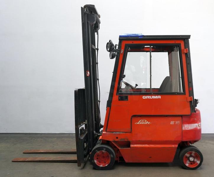 Linde E 16 P 322 - Elektrikli forklift: fotoğraf 4 Linde E 16 P 322 - Elektrikli forklift: fotoğraf 4