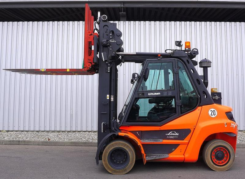 Linde H 80 D/600 EVO 396-03 - Dizel forklift: fotoğraf 4 Linde H 80 D/600 EVO 396-03 - Dizel forklift: fotoğraf 4