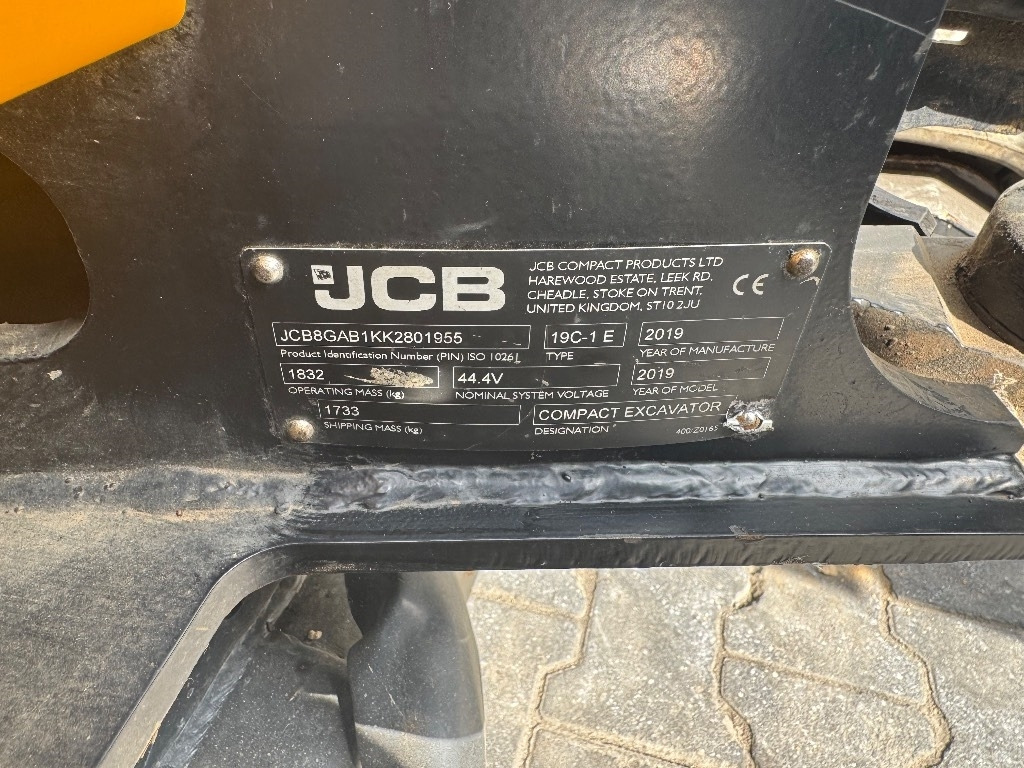 Mini ekskavatör JCB 19 C-1E: fotoğraf 12