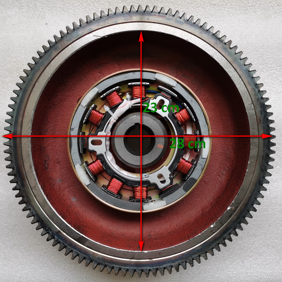 KOOP Genuine Electric Start Flywheel with Gear Ring - Volan - Tekerlekli yükleyici: fotoğraf 2 KOOP Genuine Electric Start Flywheel with Gear Ring - Volan - Tekerlekli yükleyici: fotoğraf 2