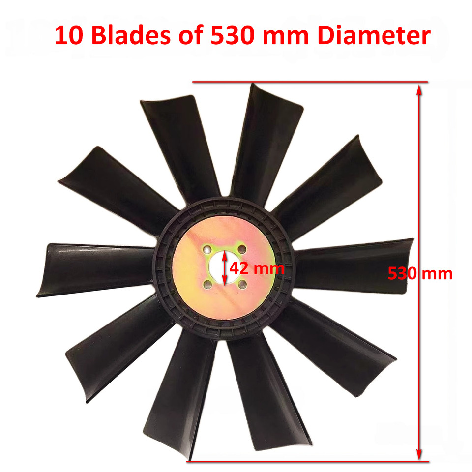 Yeni Vantilatör - Tekerlekli yükleyici Qingdao Promising Engine Cooling Fan Blade for China Loader: fotoğraf 7