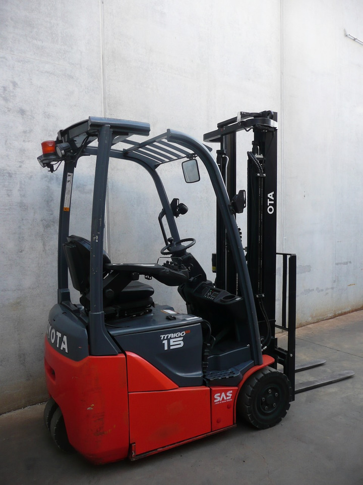 Toyota 8FBE15T - Elektrikli forklift: fotoğraf 2 Toyota 8FBE15T - Elektrikli forklift: fotoğraf 2