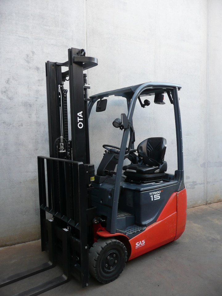 Toyota 8FBE15T - Elektrikli forklift: fotoğraf 3 Toyota 8FBE15T - Elektrikli forklift: fotoğraf 3