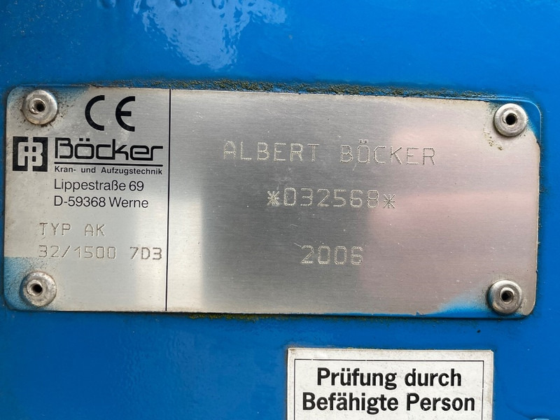 Böcker AK 32/1500 - All-terrain vinç: fotoğraf 3 Böcker AK 32/1500 - All-terrain vinç: fotoğraf 3
