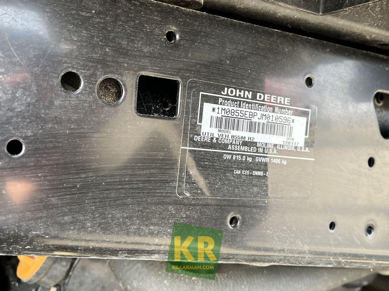 ATV John Deere XUV855M: fotoğraf 37