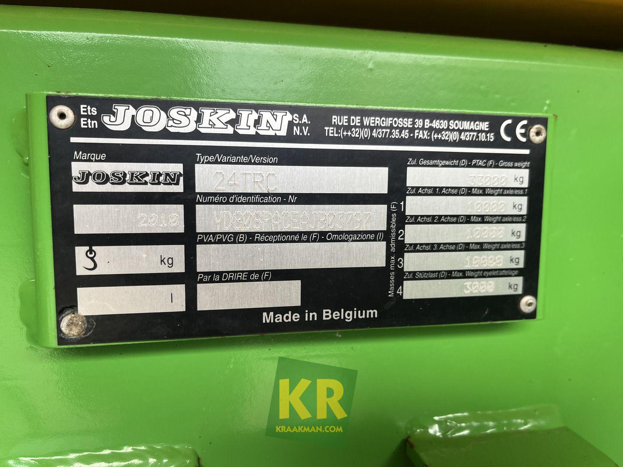 Joskin TP 8000/27 - Damperli traktör römorku: fotoğraf 4 Joskin TP 8000/27 - Damperli traktör römorku: fotoğraf 4