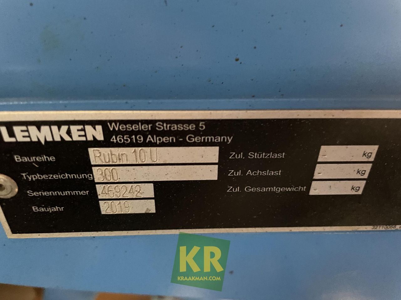 Lemken Rubin 10 - Disk tırmığı: fotoğraf 5 Lemken Rubin 10 - Disk tırmığı: fotoğraf 5