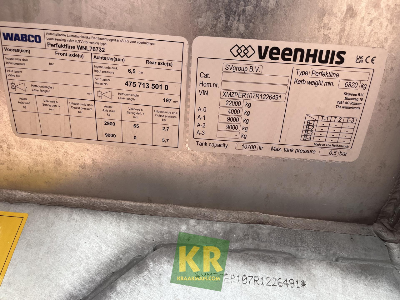 Perfektline Veenhuis - Sıvı gübre tankeri: fotoğraf 4 Perfektline Veenhuis - Sıvı gübre tankeri: fotoğraf 4