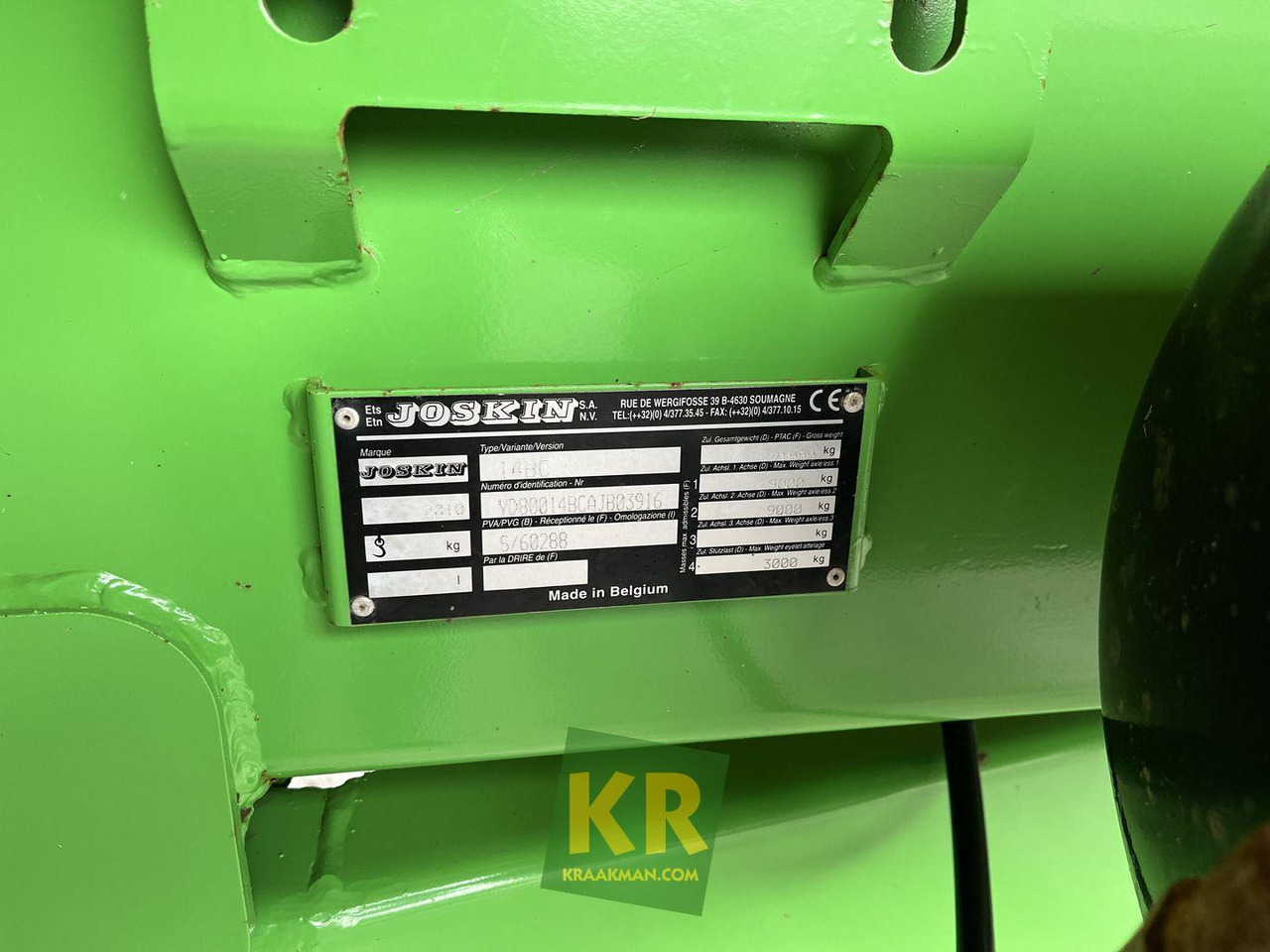 Trans-Cap 6000/17 Joskin - Damperli traktör römorku: fotoğraf 2 Trans-Cap 6000/17 Joskin - Damperli traktör römorku: fotoğraf 2