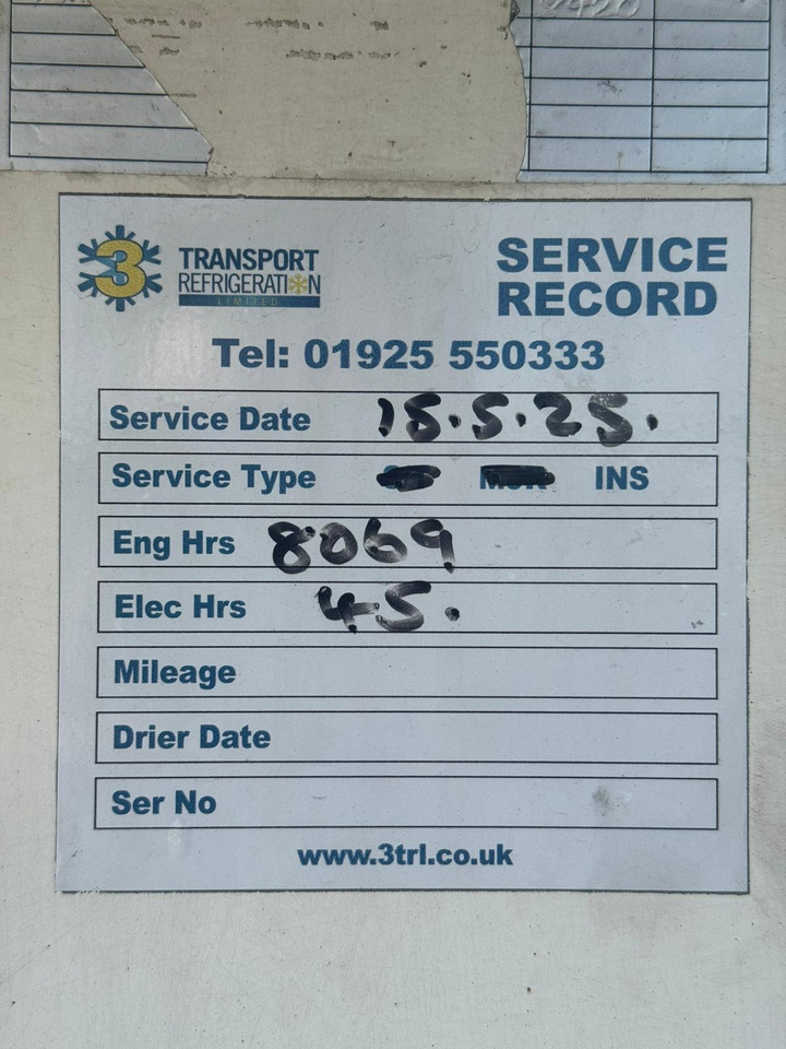 Gray and Adams 2016 Vector 1350 – MJG039 - Frigorifik dorse: fotoğraf 5 Gray and Adams 2016 Vector 1350 – MJG039 - Frigorifik dorse: fotoğraf 5