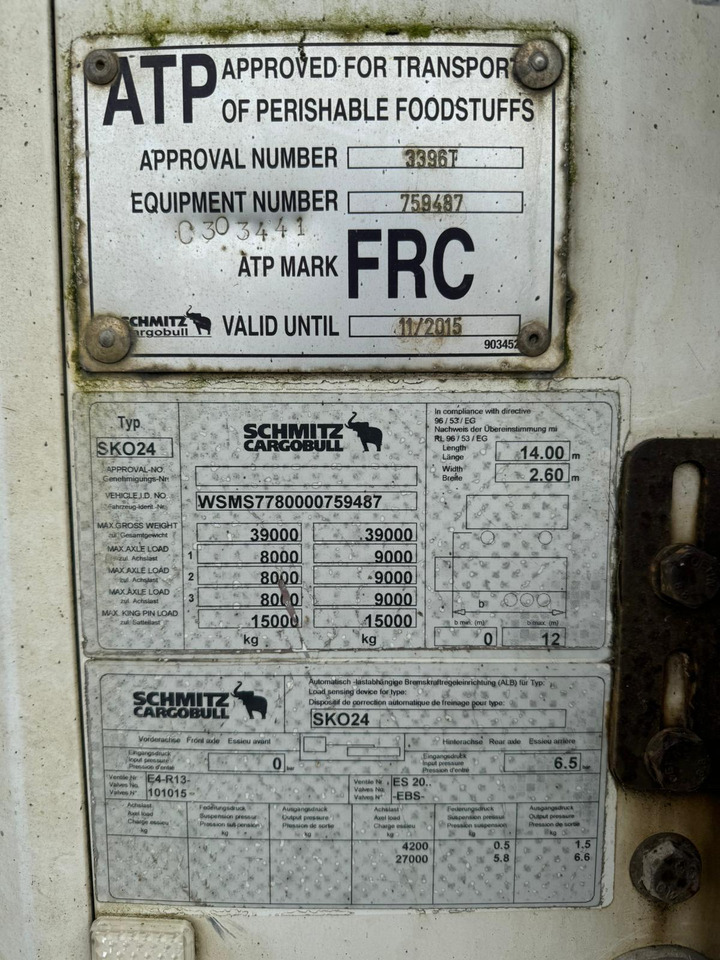 Schmitz Cargobull 2009 Vector 1850 MT - Frigorifik dorse: fotoğraf 3 Schmitz Cargobull 2009 Vector 1850 MT - Frigorifik dorse: fotoğraf 3