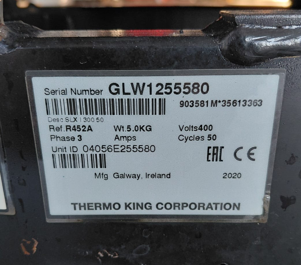 Thermo King SLX300 I -S/N : GLW1255580 - Refrijeratör: fotoğraf 2 Thermo King SLX300 I -S/N : GLW1255580 - Refrijeratör: fotoğraf 2
