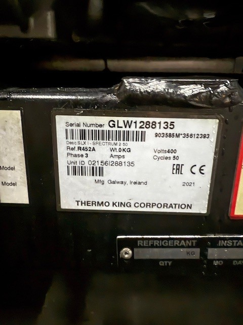 Thermo King SLX300 I S/N : GLW1288135 - Refrijeratör: fotoğraf 2 Thermo King SLX300 I S/N : GLW1288135 - Refrijeratör: fotoğraf 2