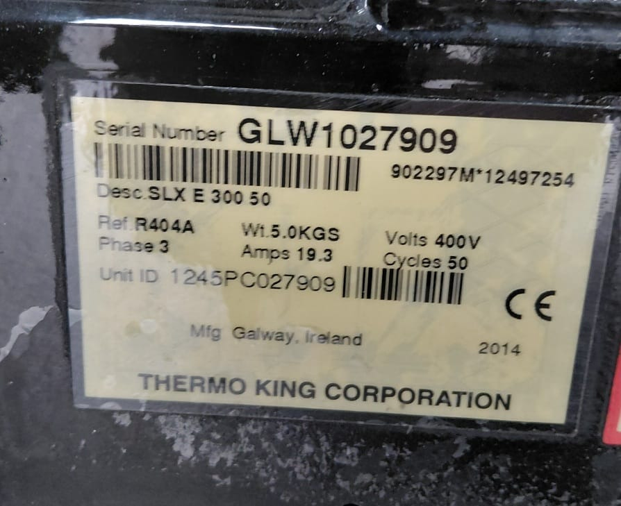 Thermo King SLX300e S/N : GLW1027909 - Refrijeratör: fotoğraf 2 Thermo King SLX300e S/N : GLW1027909 - Refrijeratör: fotoğraf 2