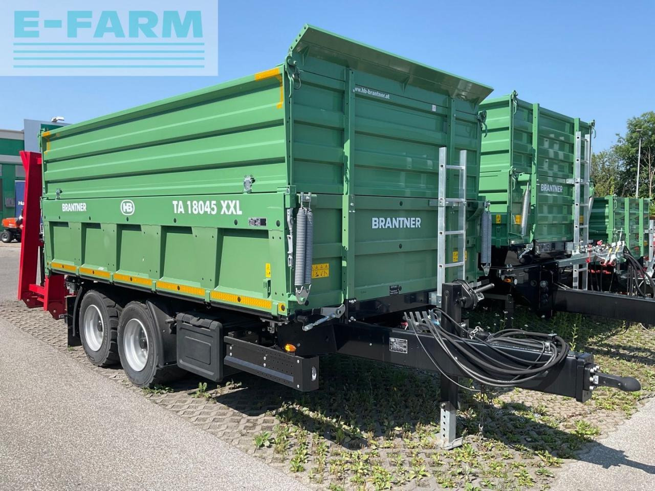 Brantner TA 18045 XXL - Damperli traktör römorku: fotoğraf 1 Brantner TA 18045 XXL - Damperli traktör römorku: fotoğraf 1
