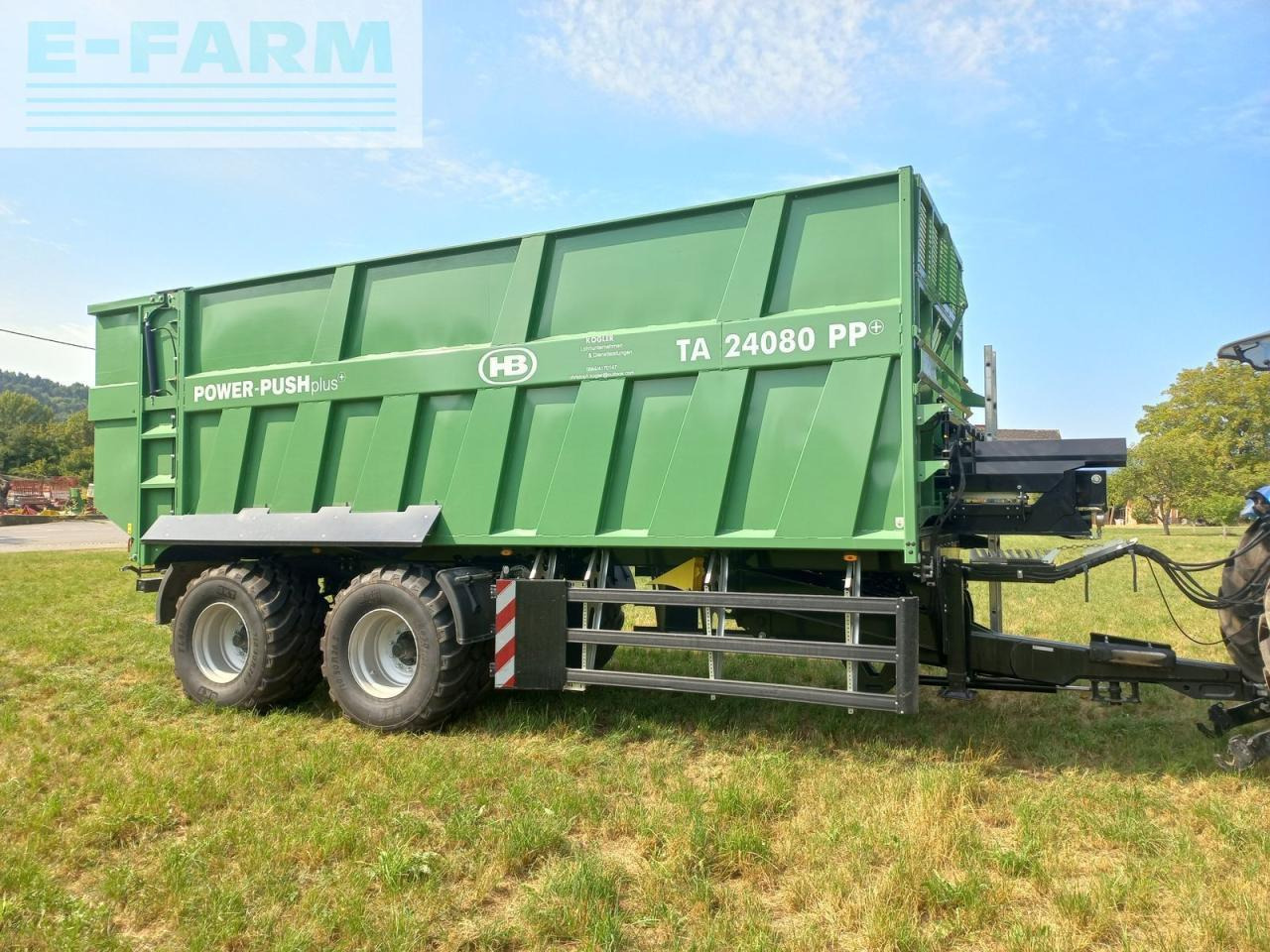 Brantner powerpush 24080 + - Damperli traktör römorku: fotoğraf 1 Brantner powerpush 24080 + - Damperli traktör römorku: fotoğraf 1