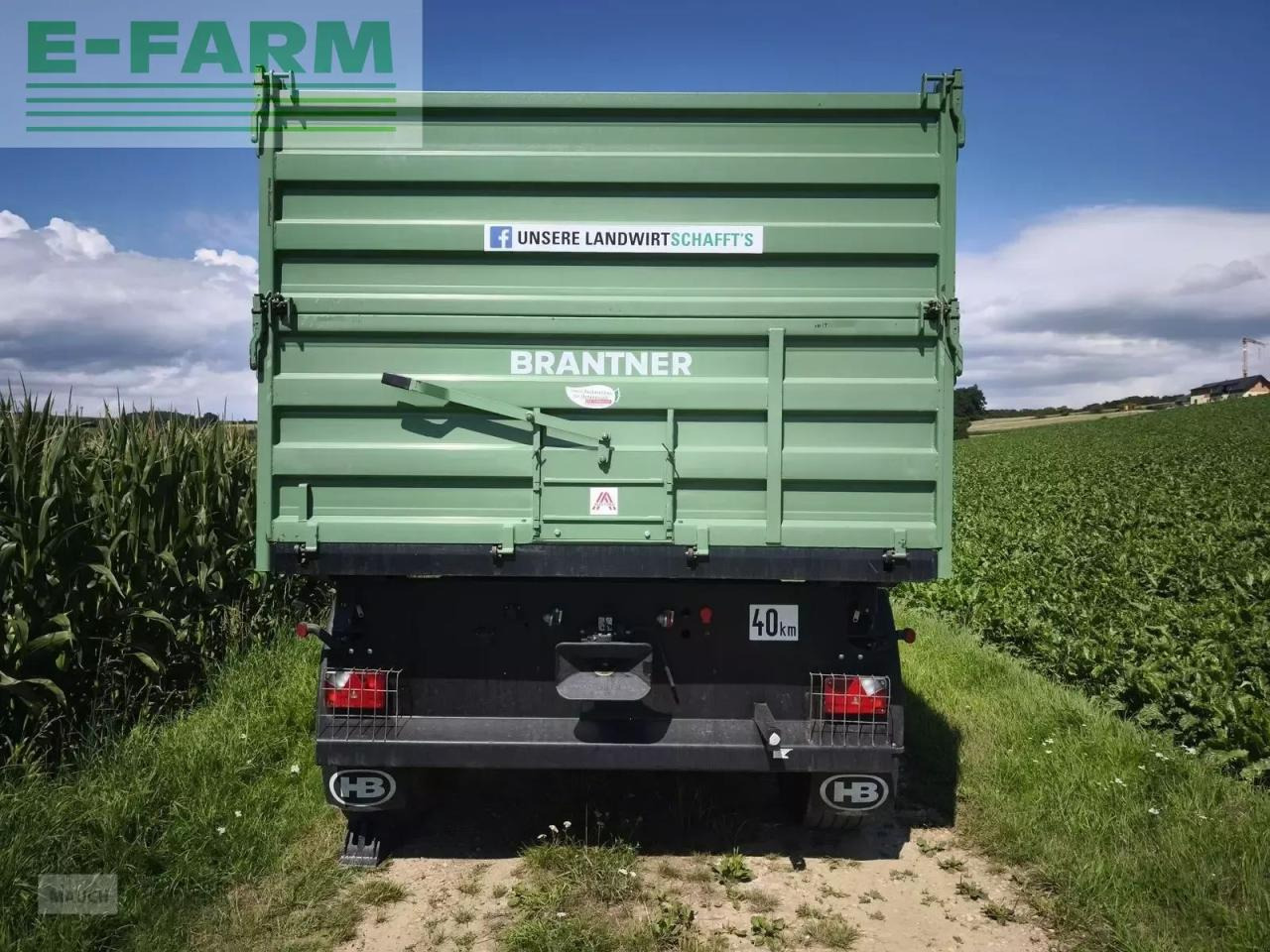Brantner z18051 - Damperli traktör römorku: fotoğraf 4 Brantner z18051 - Damperli traktör römorku: fotoğraf 4