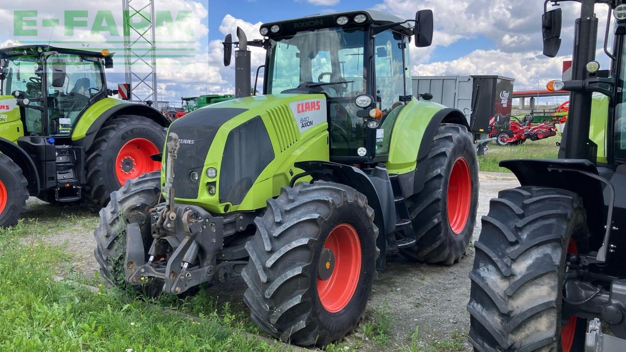 CLAAS AXION 840 CMATIC CMATIC - Traktör: fotoğraf 1 CLAAS AXION 840 CMATIC CMATIC - Traktör: fotoğraf 1