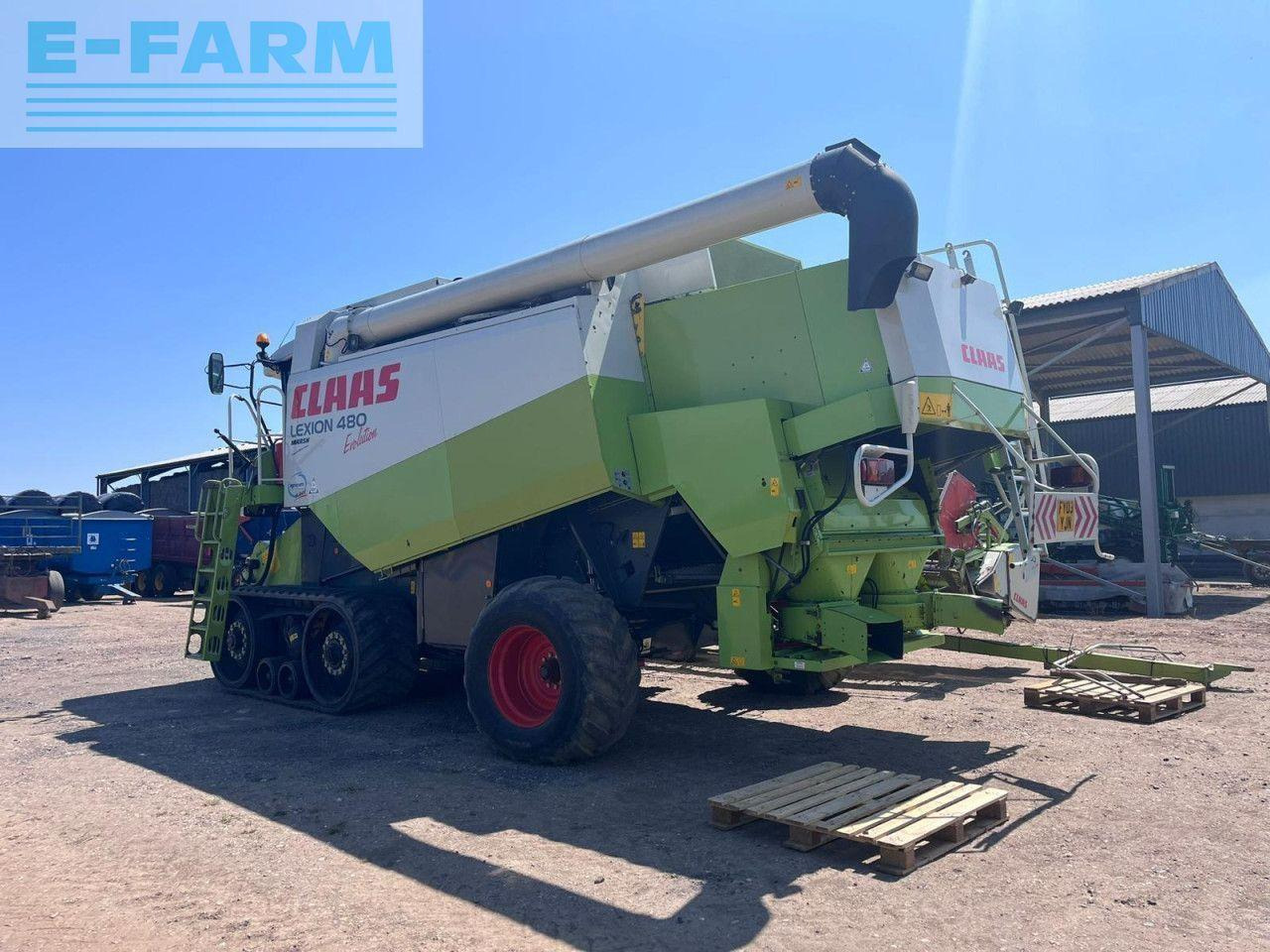 CLAAS LEXION 480 EVOLUTION TT - Biçerdöver: fotoğraf 4 CLAAS LEXION 480 EVOLUTION TT - Biçerdöver: fotoğraf 4