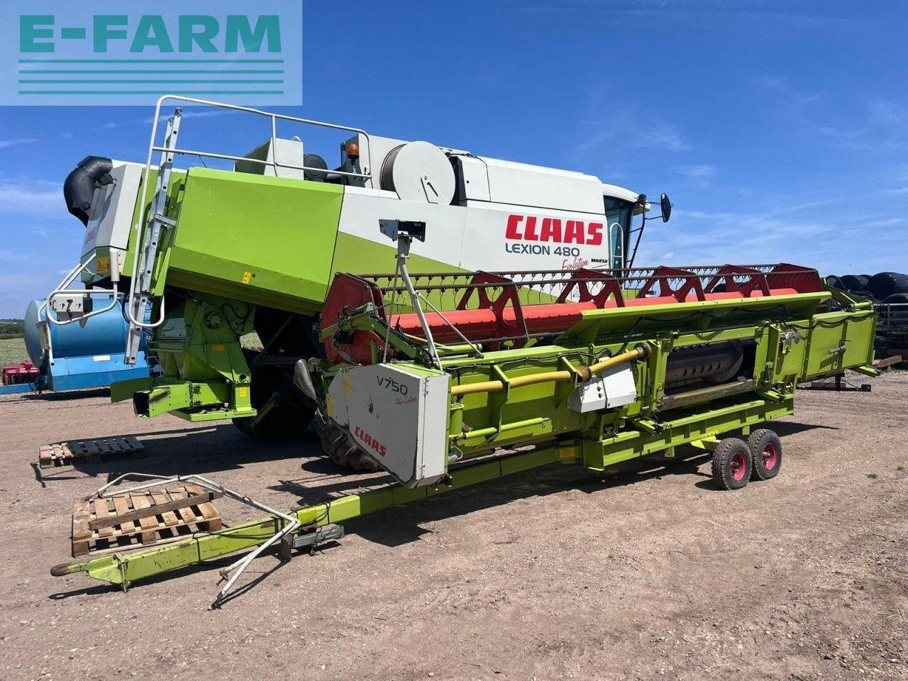 CLAAS LEXION 480 EVOLUTION TT - Biçerdöver: fotoğraf 2 CLAAS LEXION 480 EVOLUTION TT - Biçerdöver: fotoğraf 2