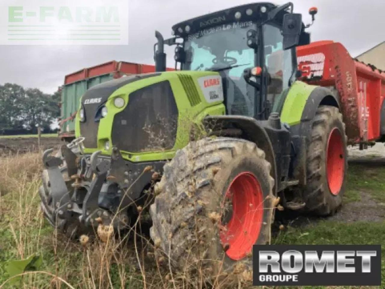 CLAAS axion 800 - Traktör: fotoğraf 1 CLAAS axion 800 - Traktör: fotoğraf 1