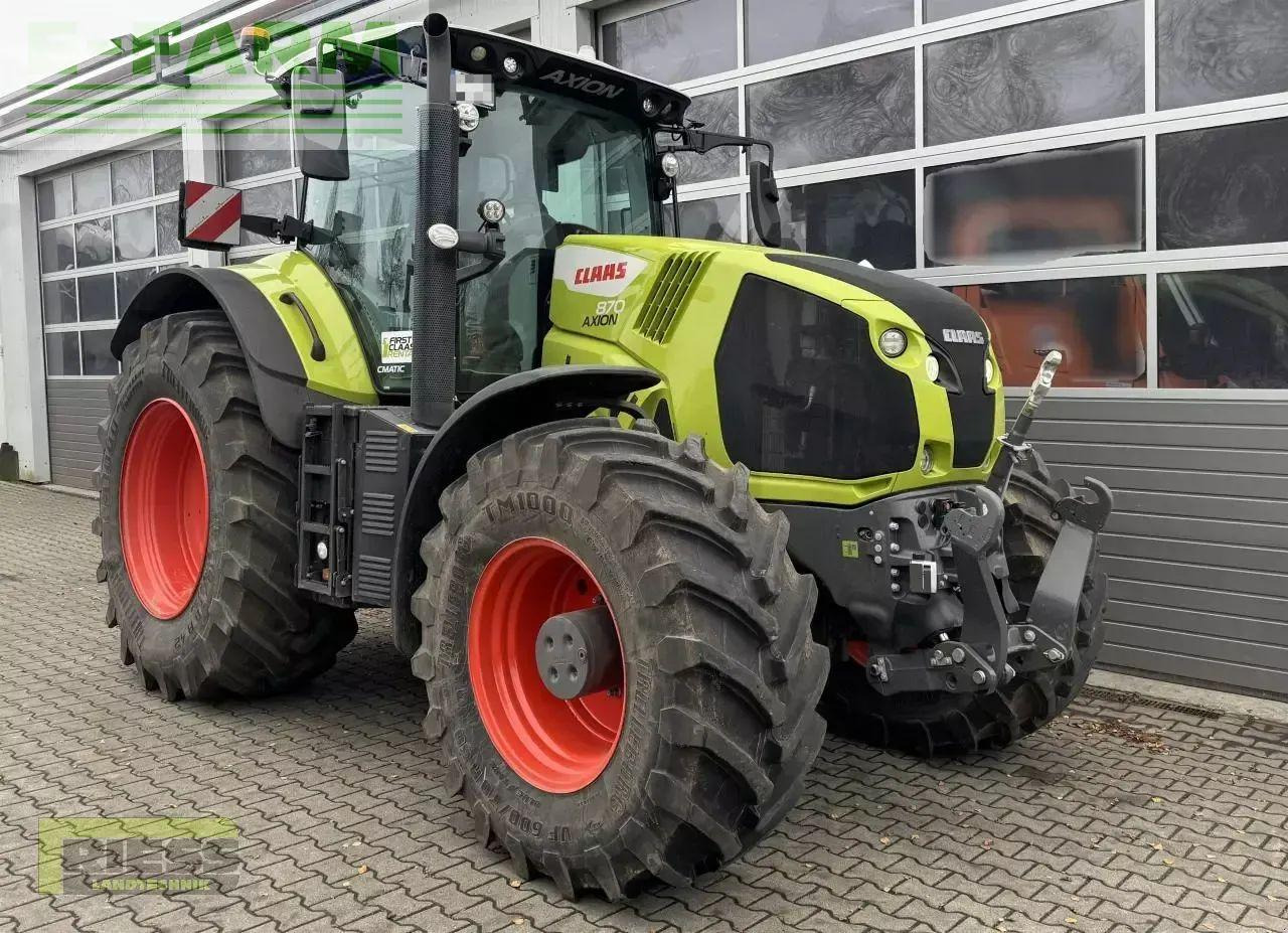 CLAAS axion 870 cmatic cebis cemis mc CMATIC CEBIS - Traktör: fotoğraf 2 CLAAS axion 870 cmatic cebis cemis mc CMATIC CEBIS - Traktör: fotoğraf 2