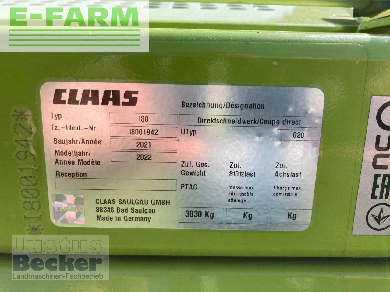 CLAAS direct disc 600 - Silaj makinesi aksesuarları: fotoğraf 4 CLAAS direct disc 600 - Silaj makinesi aksesuarları: fotoğraf 4