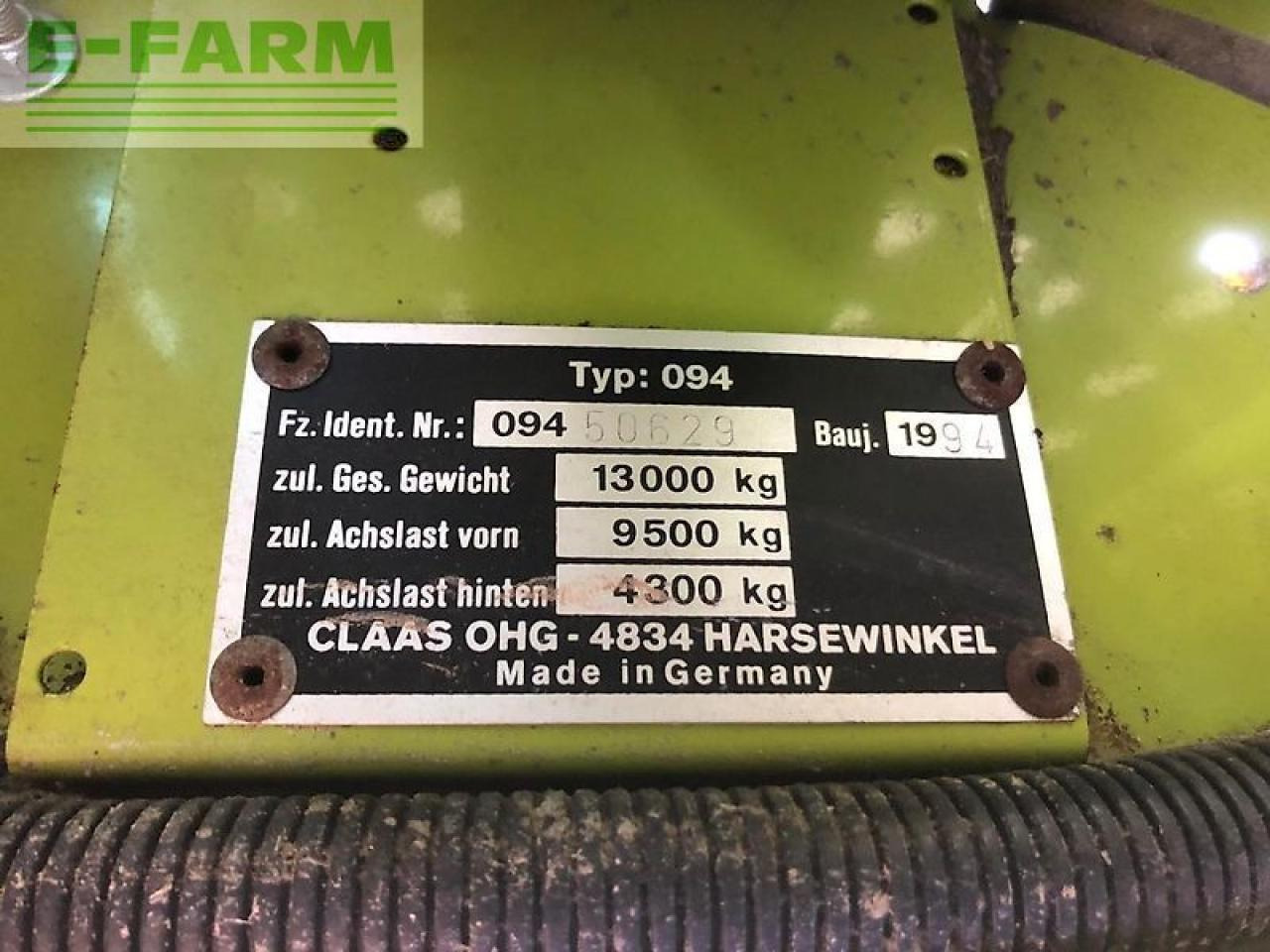 Biçerdöver CLAAS mega 208: fotoğraf 33