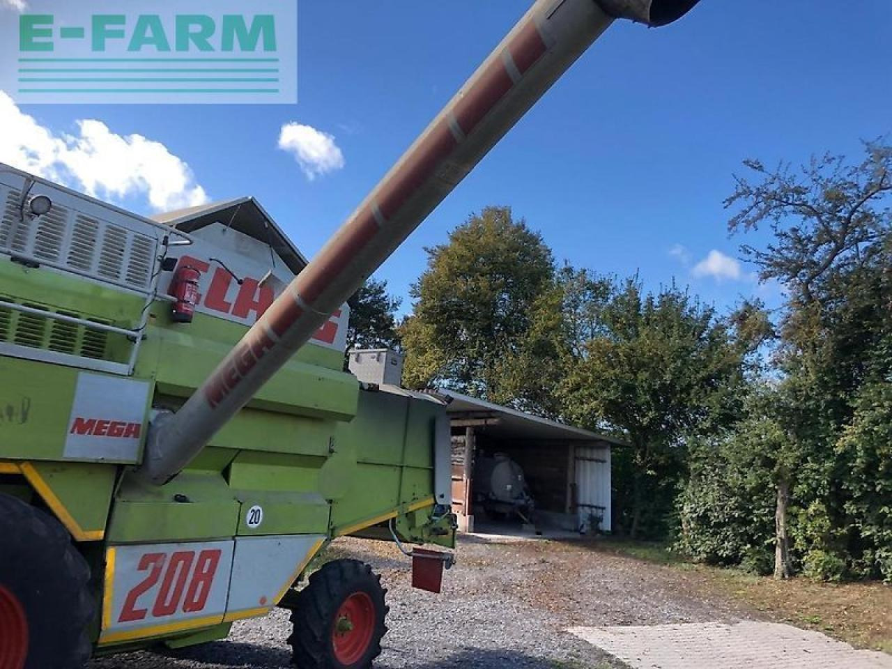 Biçerdöver CLAAS mega 208: fotoğraf 8