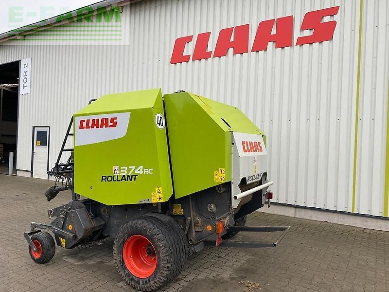 Kare balya makinesi CLAAS rollant 374 rc pro: fotoğraf 9